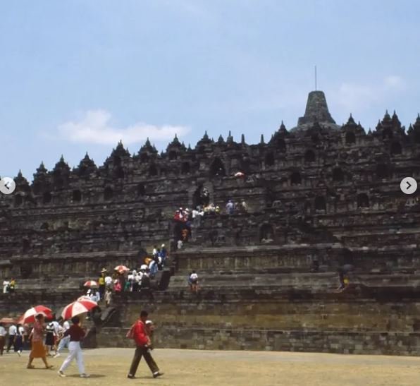 foto lawas candi borobudur