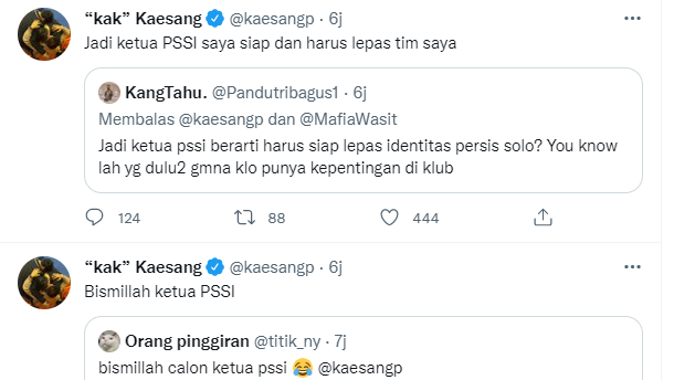 kaesang anak jokowi bidik kursi ketua pssi