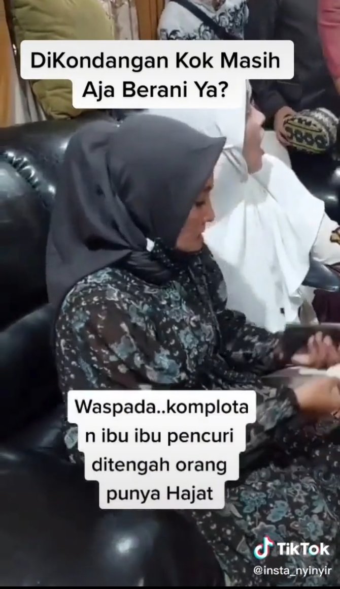 Viral Emak Emak Ketahuan Mencuri Di Hajatan Modus Pura Pura Jadi Tamu