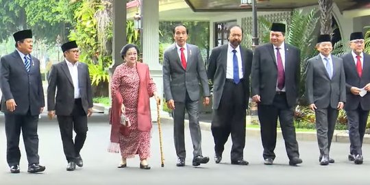 Jokowi di Antara Megawati dan Surya Paloh jelang Reshuffle Kabinet