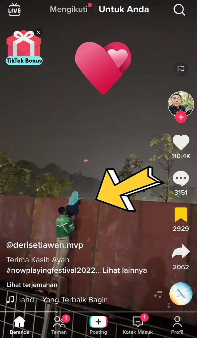 perjuangan ayah angkat anak nonton konser