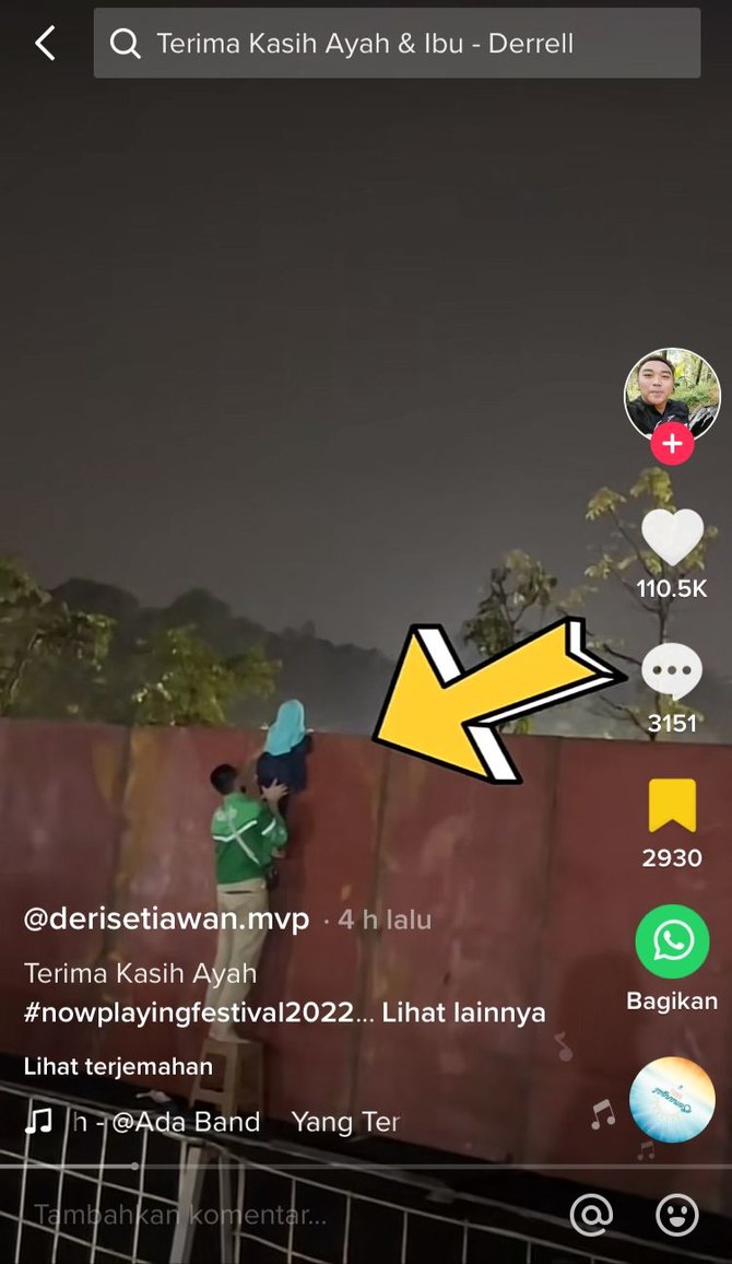 perjuangan ayah angkat anak nonton konser