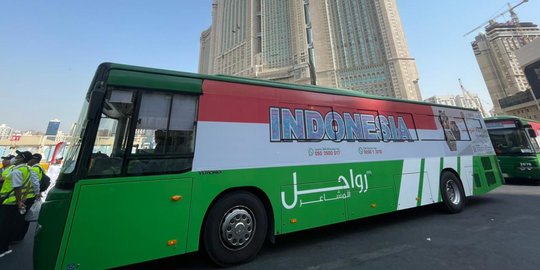 Bus Shalawat Beroperasi 24 Jam Layani Jemaah Haji dari Hotel ke Masjidil Haram