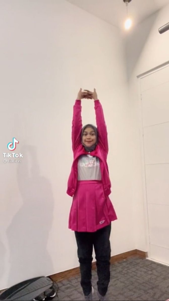 ricis olahraga saat hamil besar