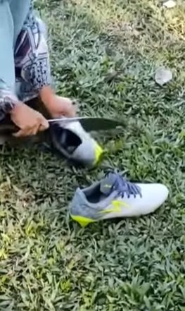 istri ngamuk bawa golok ke lapangan lihat yang dilakukannya ke barang suami