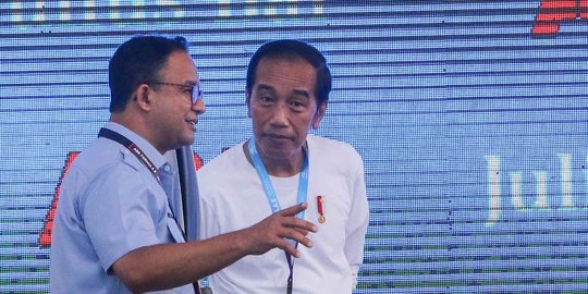 Unggah Foto Bersama di Formula E, Anies: Selamat Ulang Tahun Presiden Jokowi