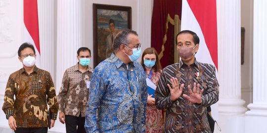 Bertemu Jokowi, Dirjen WHO Puji Cara Indonesia Mengatasi Pandemi Covid-19