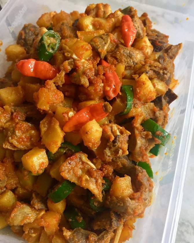 sambal goreng kentang yang sedap