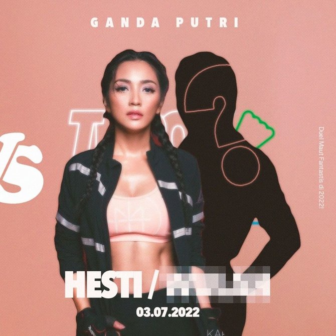 jadi pembuka raisa akan lawan hesti di laga vincent rompies vs valent jebret