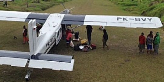 Pesawat Susi Air Kecelakaan di Timika