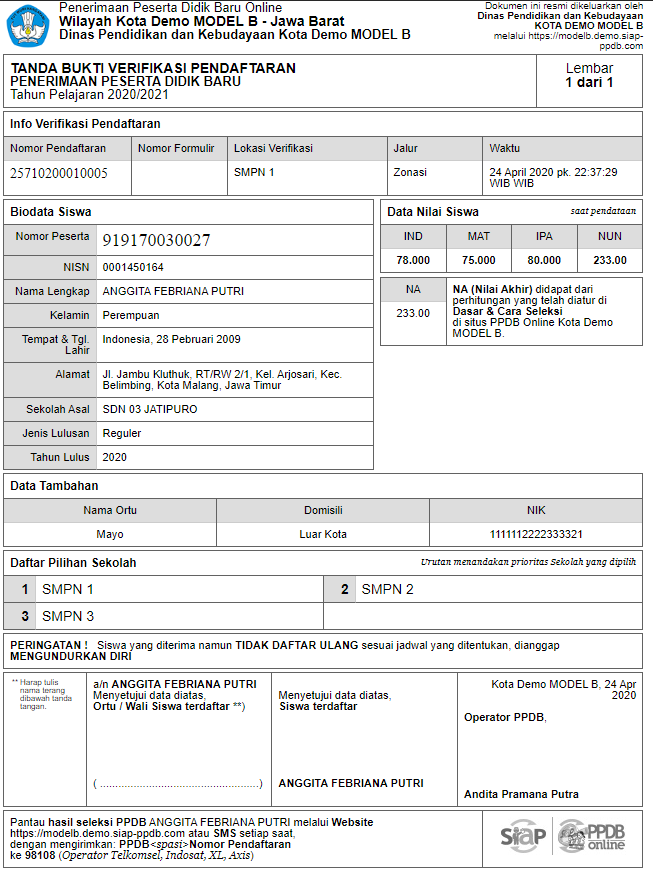 Cara Pendaftaran PPDB Online Model B Plus Beserta Langkah Melihat Hasil ...