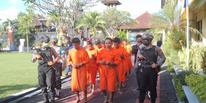 10 Pelaku Kericuhan di Denpasar Diringkus Polisi, Ini Kronologi Kasusnya