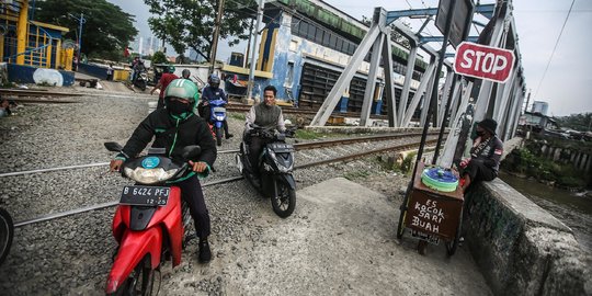 KAI Tutup 6 Perlintasan Liar Rawan Kecelakaan
