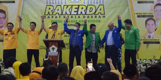 Rakerda Golkar Kabupaten Bogor Dibuka dengan Deklarasi Menangkan Airlangga di Pilpres
