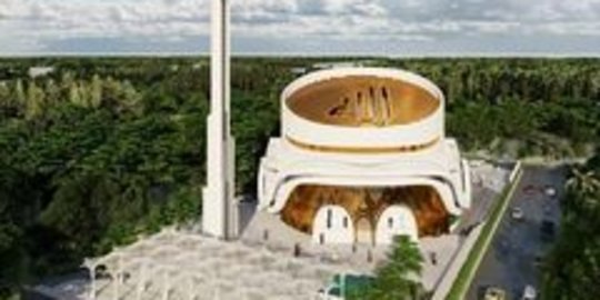 Intip Desain Masjid yang Dibangun Gilang Widya 'Crazy Rich Malang', Besar dan Megah