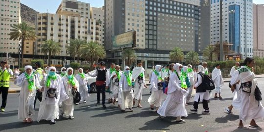 Jemaah Haji Harus Perhatikan Ini Bila Menyeberang Jalan di Mahbas Jin Mekkah