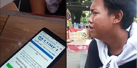 Viral Murid Menangis Sesenggukan karena Tak Lolos SBMPTN: Udah Habis Uang Mamaku