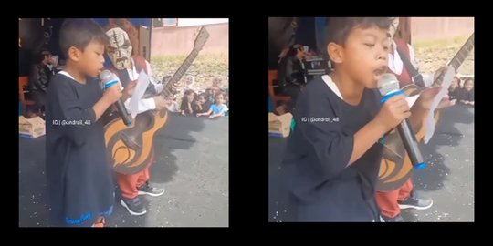 Bocah SD Nyanyi Lagu Underground di Atas Panggung, ini Videonya Disebut Anak Metal