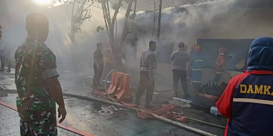 Dua Ruangan di Mapolres Kediri Kota Terbakar, Diduga Akibat Korsleting