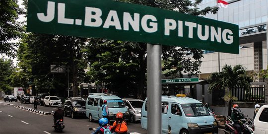 Penampakan Plang Nama Jl.Bang Pitung di Rawa Belong