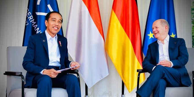 Bertemu Kanselir Jerman, Presiden Jokowi Bahas Penguatan Kerja Sama Ekonomi