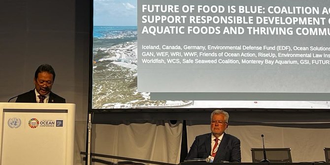 Menteri Trenggono Hadiri UNOC 2022, Tawarkan Laut Sehat Untuk Ketahanan Pangan Dunia