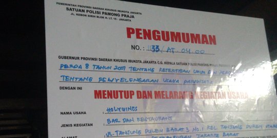 12 Outlet di Jakarta Ditutup, Bagaimana Jika Holywings Berubah Nama?