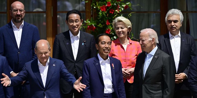 Poin-Poin Krusial yang Disuarakan Jokowi kepada Pemimpin Negara dalam KTT G7