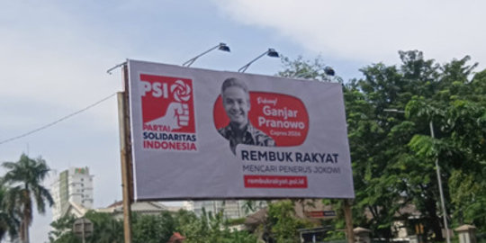 Pasang Baliho Ganjar, PSI: Bagian dari Kegiatan Rembuk Rakyat