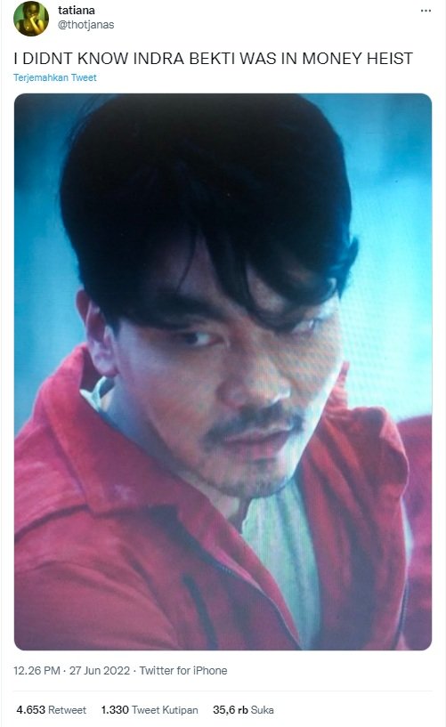 disebut mirip ini potret kesamaan indra bekti dan pemeran cameo money heist korea