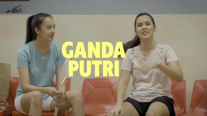 Akan Tanding Bulutangkis Intip Potret Anya Geraldine Dan Raisa Latihan