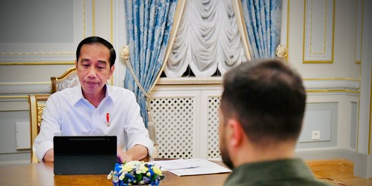 Bertemu Jokowi di Kiev, Presiden Ukraina Merasa Didukung Rakyat Indonesia