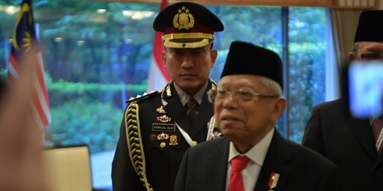 Wapres Ma'ruf Amin Minta Polri Tingkatkan Kualitas Lewat Pendidikan