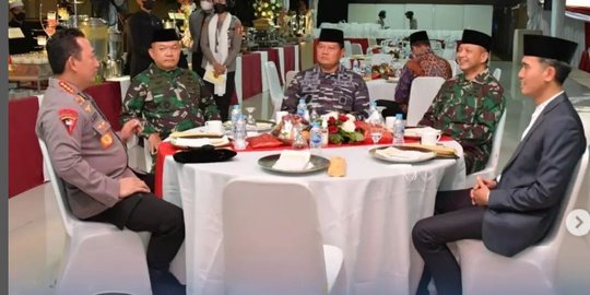 Momen Para Jenderal Bintang Empat TNI Polri Berkumpul, Hadiri Acara Penting