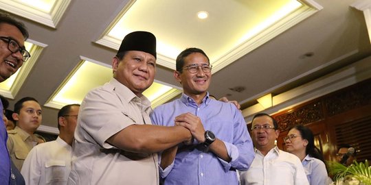 Pesan Prabowo untuk Sandiaga Jelang Pemilu 2024