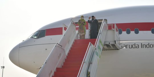 Dapat Undangan dari Saudi, Wapres Berangkat Ibadah Haji