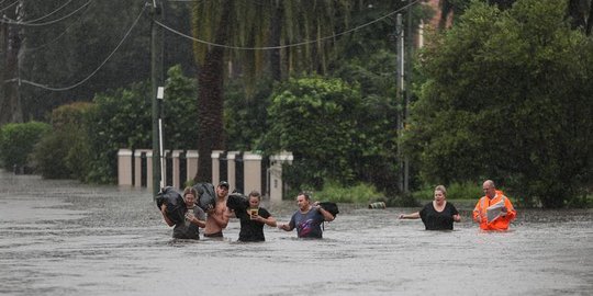 Banjir 'Paling Menakutkan' di Australia, 50.000 Warga Sydney Mengungsi