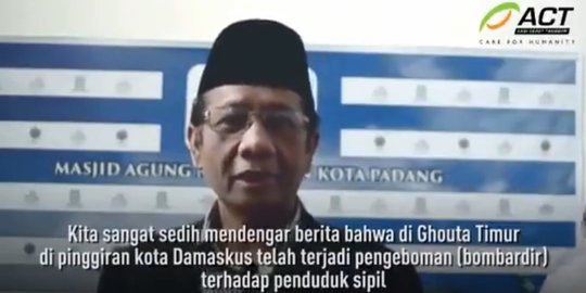 Cerita Mahfud MD 'Ditodong' Endorse oleh ACT untuk Kegiatan Kemanusiaan