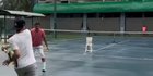 Momen Raffi Ahmad Main Tenis Ini Curi Perhatian, Begini Aksinya