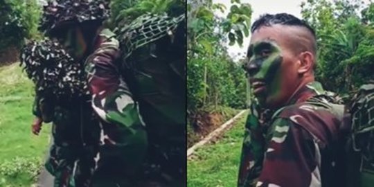 Viral TNI Sedang Jalankan Tugas Negara Beri Ungkapan Haru, 'Aku Rindu Rumah'