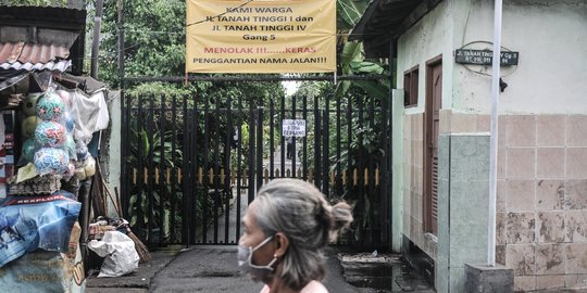 Warga Tanah Tinggi Menolak Perubahan Nama Jalan Warga Tanah Tinggi Menolak Perubahan Nama Jalan
