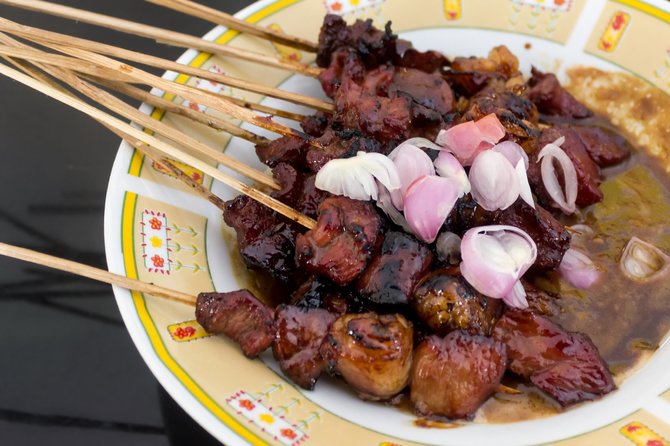 ilustrasi sate kambing