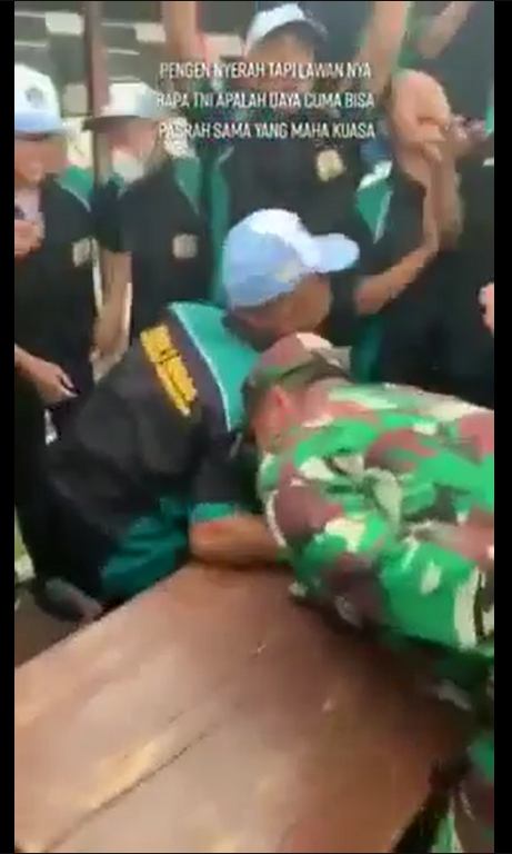 anak sma super kuat kalahkan anggota tni adu panco