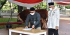 Ma'ruf Amin Kurban Sapi Sentimental Seberat 1 Ton di Masjid Istiqlal