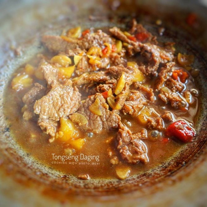 bumbu tongseng daging sapi nanas