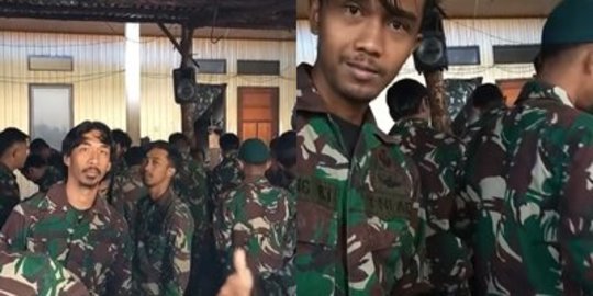 Penampilan Satgas TNI ini Bikin Salfok, Rambutnya Gondrong Semua
