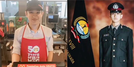 Dulu Seorang Kasir McDonald, Berkat Kerja Keras Pria Ini Berhasil Jadi Polri