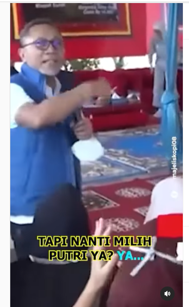 mendag zulhas tinjau pasar murah bareng anak