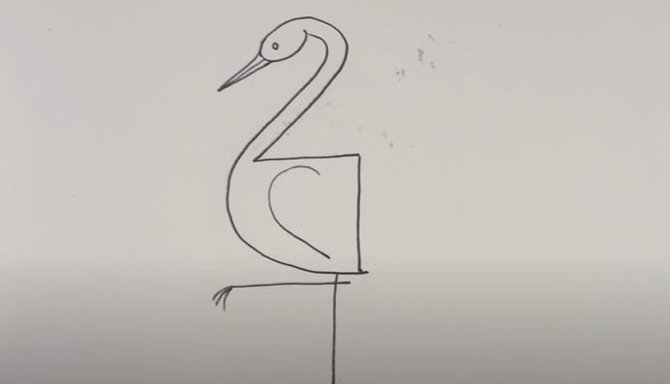 cara menggambar hewan dari angka