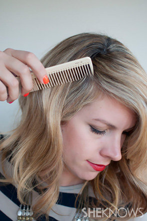 rambut kepang berenda